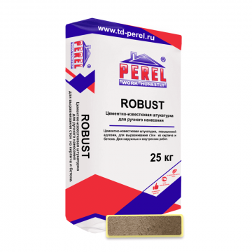 Цементно-известовая шткатурка PEREL ROBUST 25 кг